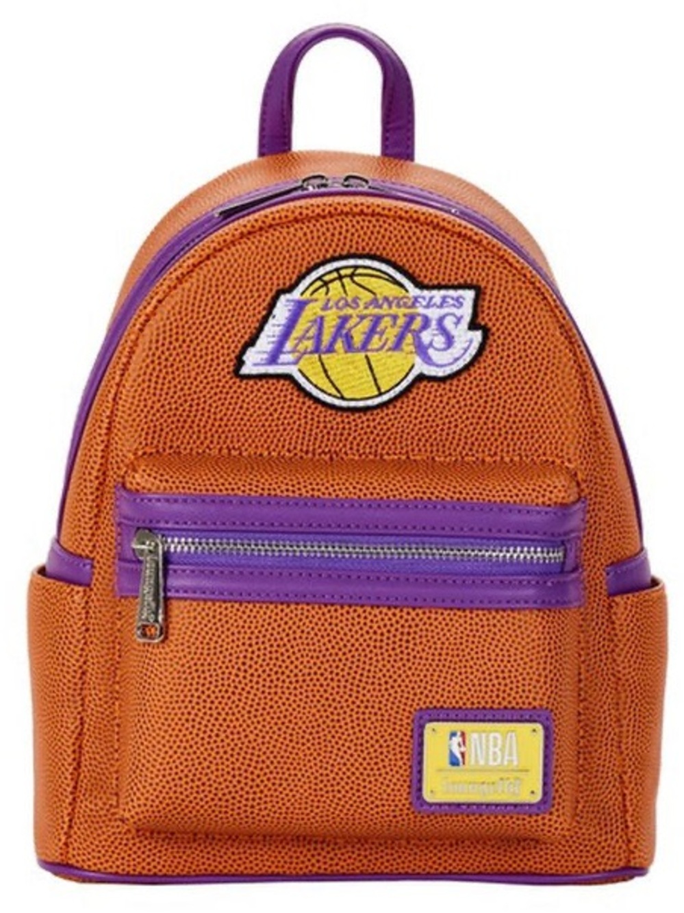 NBA Orange and Purple Los Angeles Lakers Mini Backpack